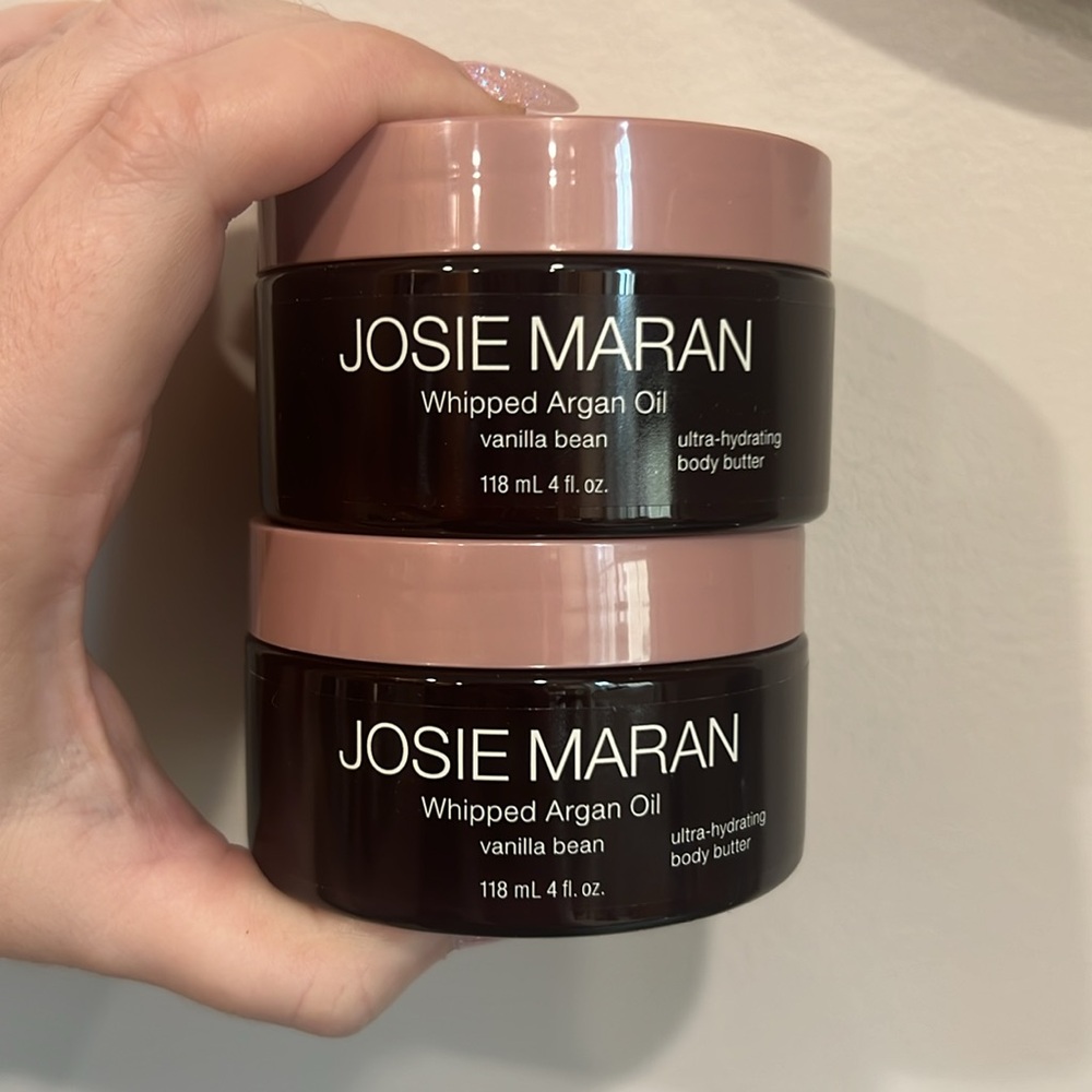 2 Josie Maran Whipped Argan Oil Vanilla Bean New Sealed - Picture 5 of 5